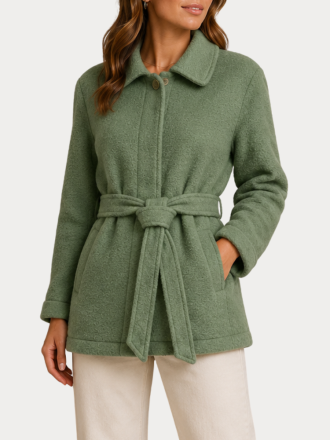 JACKET ONLY ONLSANNE BOUCLE JACKET OTW GREEN