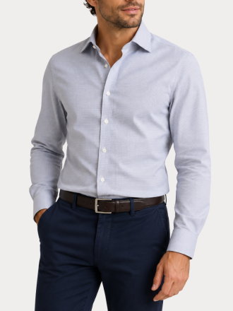ΠΟΥΚΑΜΙΣΟ SELECTED HOMME SLHSLIMETHAN SHIRT LS CLASSIC D CIEL