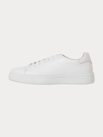 SNEAKERS JACK&JONES JFWSTOCKHOLM LEATHER SNEAKER NOOS BRIGHT WHITE LEATHER