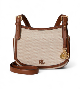 ΤΣΑΝΤΑ RALPH LAUREN CRS DYE CVS/NTRL SM-MARCY CRSBDY-CXB-MED BEIGE TAN