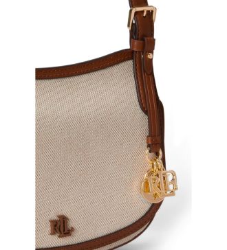 ΤΣΑΝΤΑ RALPH LAUREN CRS DYE CVS/NTRL SM-MARCY CRSBDY-CXB-MED BEIGE TAN