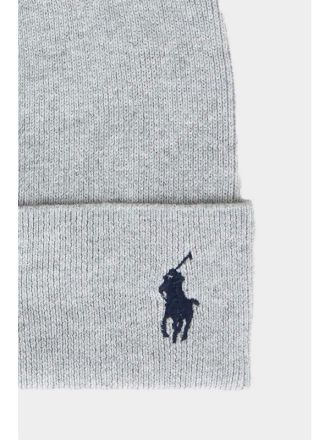 ΣΚΟΥΦΟΣ POLO RALPH LAUREN LGHTWGHT CTT-HAT-COLD WEATHER ANDOVER GREY