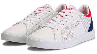 SNEAKER ELLESSE LEATHER WHITE/RED