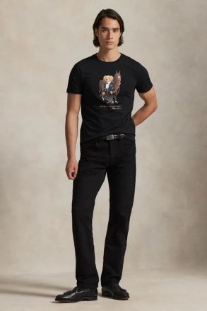 T-SHIRT POLO RALPH LAUREN TEDDY BLACK