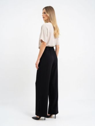 ΠΑΝΤΕΛΟΝΙ ONLY SVEA-GOA MW LINEN BL WIDE BLACK