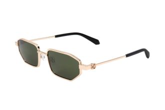 ΓΥΑΛΙΑ ΗΛΙΟΥ OFF WHITE METAL GOLD/GREEN