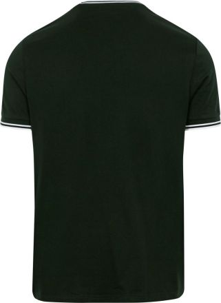 T-SHIRT FRED PERRY TWIN TIPPED NIGHT GREEN/SNWHT