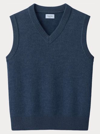 ΠΛΕΚΤΑ BOSTON KNITTING VEST NAVY