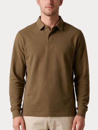 ΠΟΛΟ BOSTON STRUCTURED POLO MOCHA