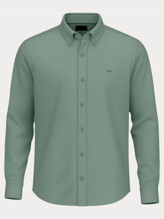 ΠΟΥΚΑΜΙΣΟ BOSTON DYED OXFORD SHIRT MOSS