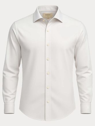 ΠΟΥΚΑΜΙΣΟ BOSTON 83300-300 BAMBOO STRETCH SHIRT WHITE