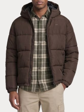 ΜΠΟΥΦΑΝ JACK&JONES JREBREBEL LOGO PUFFER HOOD DELICIOSO