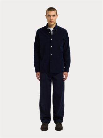 ΠΟΥΚΑΜΙΣΟ SELECTED SLMREGCOLE DANNI CORD BD LS SHIRT NOOS SKY CAPTAIN