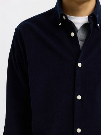 ΠΟΥΚΑΜΙΣΟ SELECTED SLMREGCOLE DANNI CORD BD LS SHIRT NOOS SKY CAPTAIN