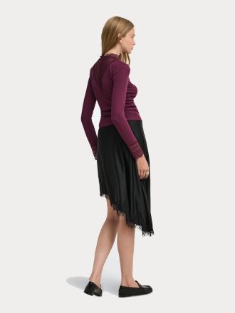 TOP ONLY ONLTILDE L/S HIGH NECK LACE TOP JRS NOOS FIG