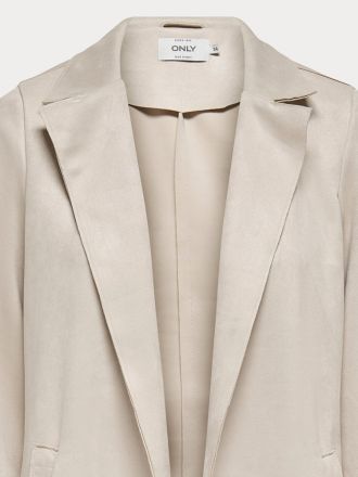 ΣΑΚΑΚΙ ONLY ONLMAGGIE FAUX SUEDE BLAZER OTW PUMICE STONE