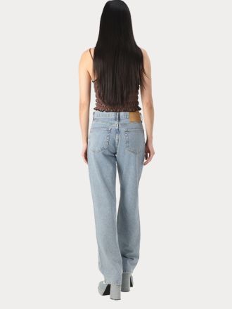 ΤΖΙΝ ONLY ONLHOLLYWOOD-RILEY CRYS HW S RED DNM CRO LIGHT BLUE DENIM