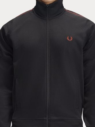 ΖΑΚΕΤΑ FRED PERRY CONTRAST TAPE BLACK
