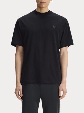 T-SHIRT FRED PERRY REFLECTIVE PRINT BLACK