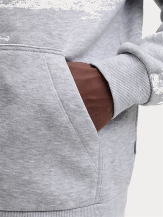 ΖΑΚΕΤΑ JACK&JONES JJEBRADLEY SWEAT ZIP HN NOOS LIGHT GREY MELANGE