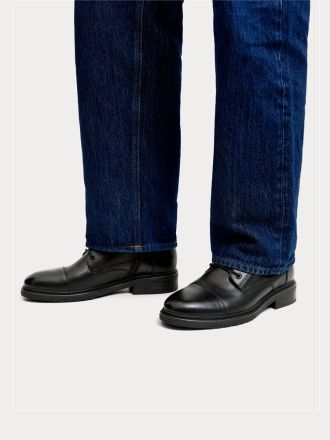ΜΠΟΤΑΚΙ JACK&JONES JFWWENTWORTH LEATHER BOOT LN BLACK