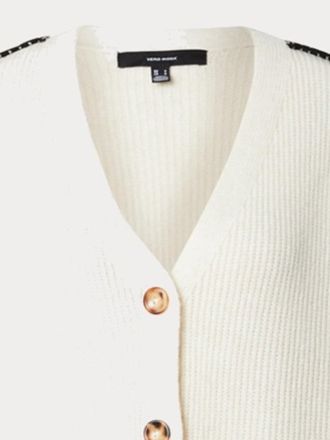 ΖΑΚΕΤΑ VERO MODA VMZORA LS V-NECK CARDIGAN GA ΕΚΡΟΥ