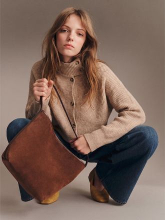 ΖΑΚΕΤΑ MUSY MUSE HIGH NECK BEIGE