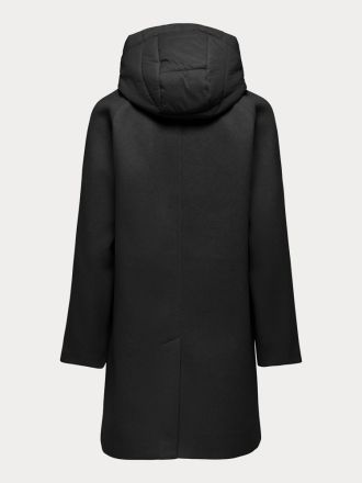 ΠΑΛΤΟ ONLY ONLBLOOM HOOD COAT CS OTW BLACK
