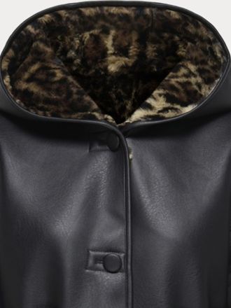 JACKET ONLY ONLSOLO BONDED REV. JACKET CC OTW BLACK LEO