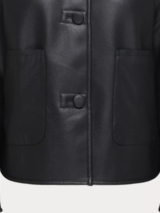 JACKET ONLY ONLSOLO BONDED REV. JACKET CC OTW BLACK LEO