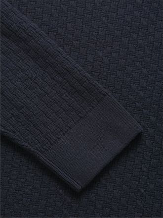ΠΛΕΚΤΑ JACK&JONES JPRBLUSTANLEY KNIT CREW NECK BF LN DARK NAVY SQUARED