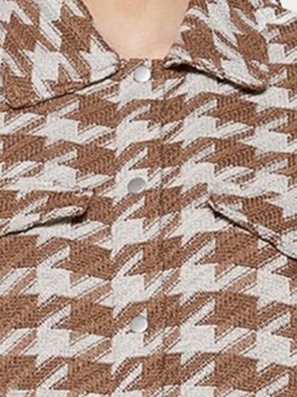 JACKET ONLY ONLISOLDE ZL BOUCLE SHACKET CC OTW BROWN