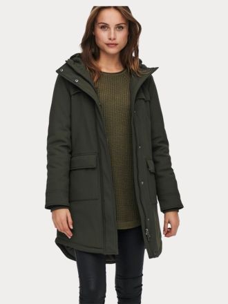ΜΠΟΥΦΑΝ ONLY PARKA DARK GREEN