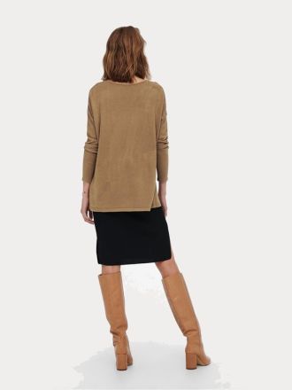 ΠΛΕΚΤΟ ONLY LIGHT BROWN