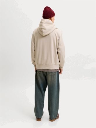 ΦΟΥΤΕΡ JACK&JONES JORFREDERIKSBERG MONOGRAM SWEAT HOOD SN FEATHER GRAY