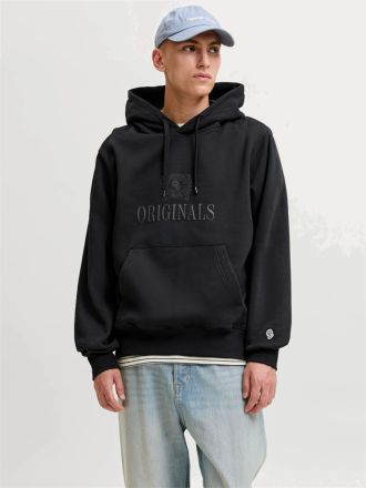 ΦΟΥΤΕΡ JACK&JONES JORFREDERIKSBERG MONOGRAM SWEAT HOOD SN BLACK