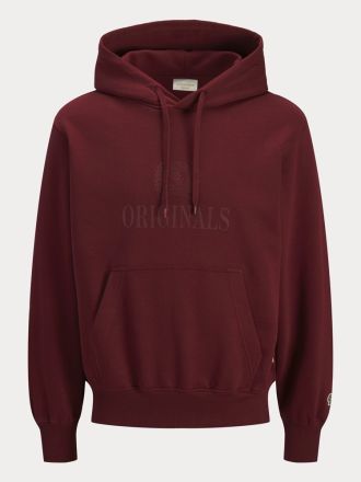 ΦΟΥΤΕΡ JACK&JONES JORFREDERIKSBERG MONOGRAM SWEAT HOOD SN CHOCOLATE TRUFFLE