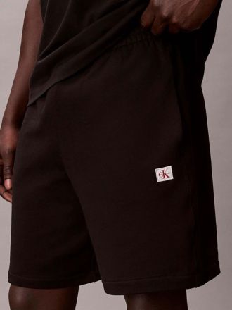 ΒΕΡΜΟΥΔΑ CALVIN KLEIN EU 350TERRY BADGE SHORT BLACK