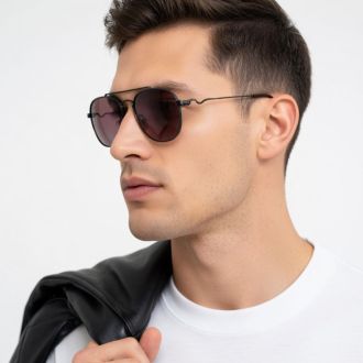 ΓΥΑΛΙΑ ΗΛΙΟΥ AKILA TITAN MATTE BLACK TITANIUM/GREY