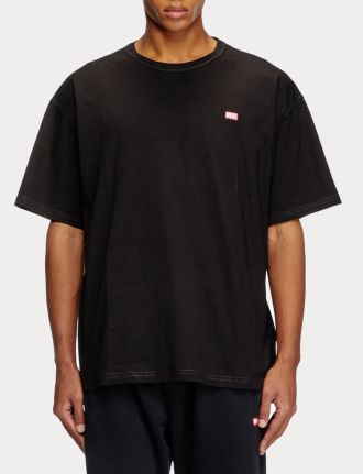 T-SHIRT DIESEL T-BOX-R30 ROUND NECK BLACK