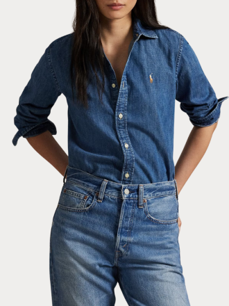 ΠΟΥΚΑΜΙΣΟ POLO RALPH LAUREN DENIM BLUE