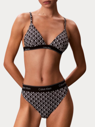 TOP ΜΑΓΙΟ CALVIN KLEIN TRIANGLE BLACK WHITE