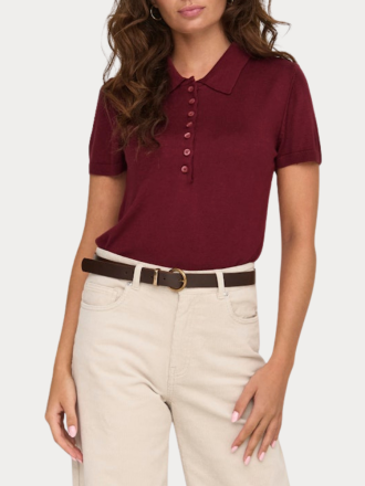 POLO ONLY CATHRINE SS NECK EX KNT CABARET