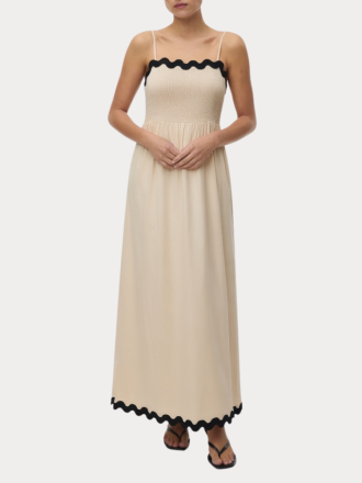ΦΟΡΕΜΑ VERO MODA VMJENNA SINGLET ANKLE DRESS BIRCH