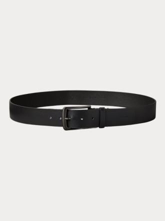 ΖΩΝΗ LEATHER CALVIN KLEIN WARMTH BUCKLE BLACK