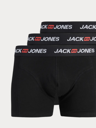 ΕΣΩΡΟΥΧΑ 3ΤΕΜ. JACK&JONES JACCORP OLD LOGO TRUNKS 3 PACK BLACK