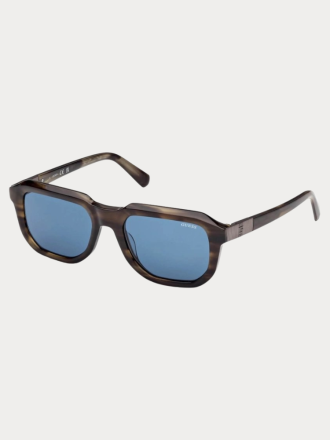 ΓΥΑΛΙΑ ΗΛΙΟΥ GUESS KHAKI/BLUE 53X19X140