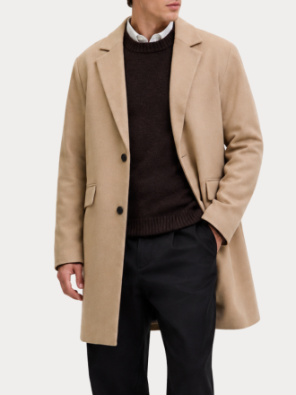 ΠΑΛΤΟ JACK&JONES JJEHARRIS COAT SN GREIGE