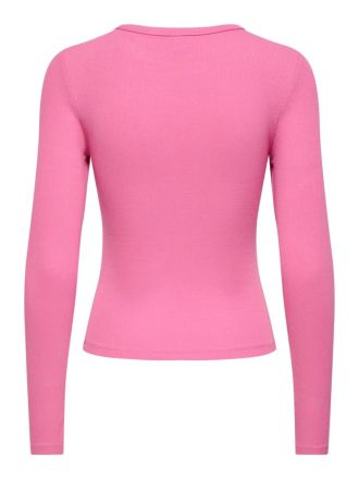 ΜΠΛΟΥΖΑ ONLY NORA L/S O NECK TOP CS JRS WILD ORCHID PINK