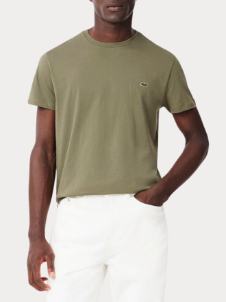T-SHIRT LACOSTE PIMA REGULAR FIT GREEN